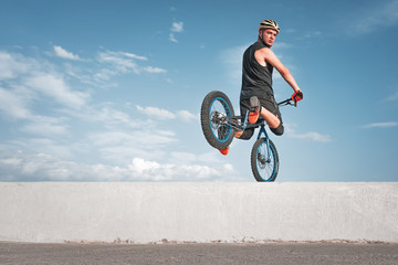 bike trial. training. stunt. extreme.