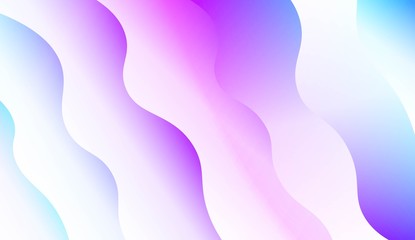 Template Background With Wave Geometric Shape. For Design, Presentation, Business. Vector Illustration with Color Gradient.