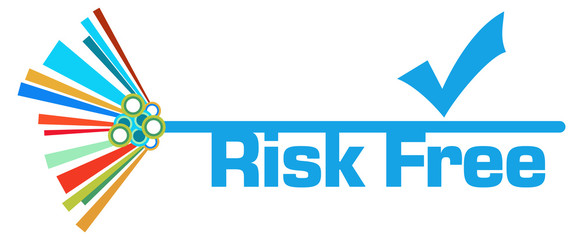 Risk Free Colorful Graphical Element Symbol 