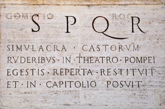 Roma,  SPQR
