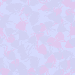 UFO camouflage of various shades of violet, pink and lavender colors