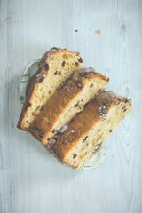 Panettone, traditional Italian cake for Christmas