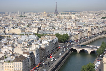 Fototapeta premium vue sur Paris