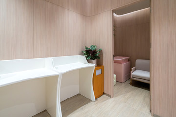 Public toilets for mothers and babies in shopping malls