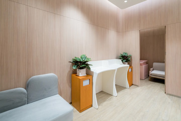 Public toilets for mothers and babies in shopping malls