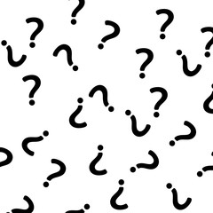 Question mark pattern. Question design background