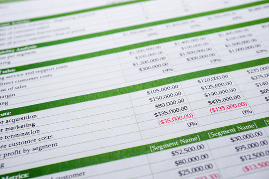 Spreadsheet table paper with pencil. Finance development, Banking Account, Statistics Investment Analytic research data economy, trading, Mobile office reporting Business company meeting concept.