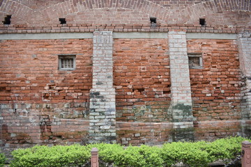 Fototapeta na wymiar Pellets bullet marks in Jallianwala bagh Amritsar, India