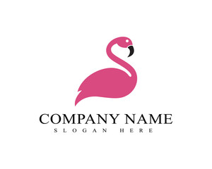 Fototapeta premium Flamingo bird illustration design