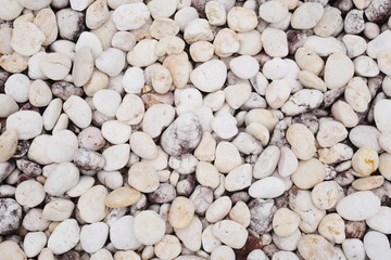 white stone background, white pebble beach stone