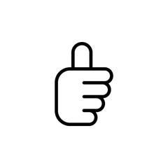 Good hand gesture outline icon. Element of hand gesture illustration icon. signs, symbols can be used for web, logo, mobile app, UI, UX