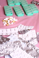 pills and medicine box