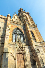 Fototapeta premium The church Saint-Martin (St. Martin church) is a Roman Catholic church located in Colmar