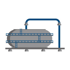 oil refinery gas factory cartoon
