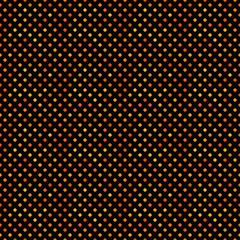 Seamless square pattern background - orange abstract vector illustration from diagonal squares