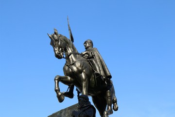 praha, Pomník svatého Václava, statue, horse, monument, sculpture, bronze, history, city, art, landmark, horseman, 