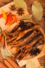 halogen chicken leg，Spiced chicken feet