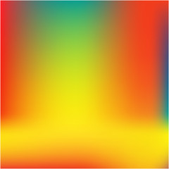 Bright blurred graphics from various combinations.