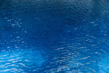 Glare of water in the pool