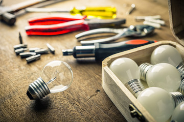 Implement Tools to Change Light Bulbs