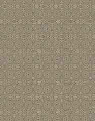 Fototapeta premium Abstract ornate psychedelic seamless pattern. Black and white grunge texture.