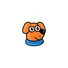Obraz premium Cute Dog Logo Design Stock Vectors