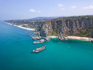 Fototapeta na wymiar Aerial View over Calabria