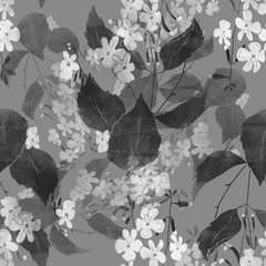 Blossom seamless pattern