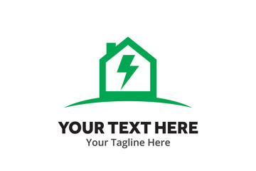 simple electrical logo creative design in flat style with color . electricity logo creative design for identity and business