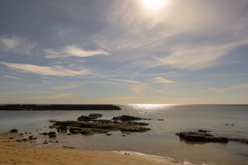beach at sunset