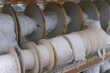 Handmade work material shop Frill ribbon