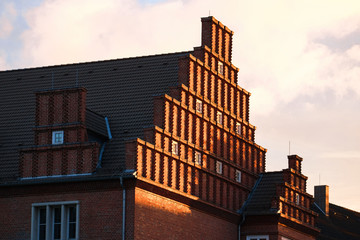 Brick Expressionism style of residential building