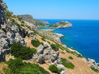 Küstenwanderung auf Rhodos