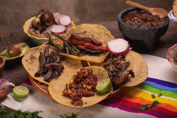 Tacos de Mexico, tacos carne asada, tacos de arrachera, tacos de al pastor, cultura mexicana