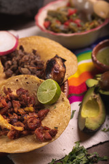 Tacos de Mexico, tacos carne asada, tacos de arrachera, tacos de al pastor, cultura mexicana