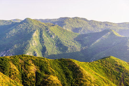 Macedonia mountains in summer, sunny day