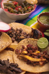 Tacos de Mexico, tacos carne asada, tacos de arrachera, tacos de al pastor, cultura mexicana