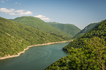Obraz na płótnie Canvas Macedonia mountains in summer, sunny day