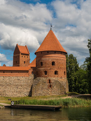 Fototapeta na wymiar Trakai Island Castle, Lithuania
