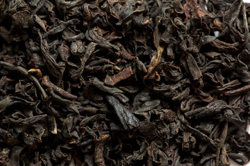 Black tea closeup