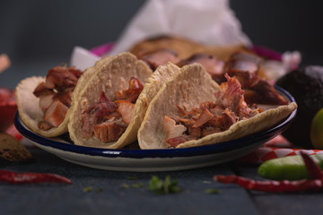 Tacos de Carnitas Mexicanos, cultura mexicana