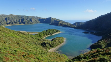 Naklejka premium Lagoa do Fogo