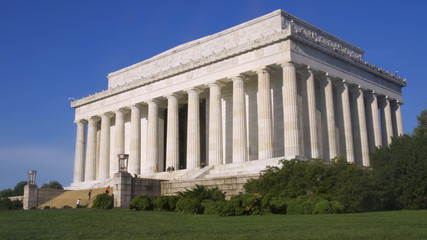 Fototapeta premium Lincoln Memorial Medium Shot In The Morning