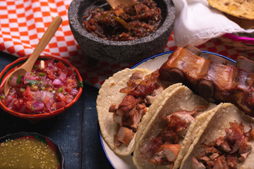 Tacos de Carnitas Mexicanos, cultura mexicana