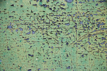 Green grunge paint weathered vintage grunge background texture