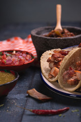 Tacos de Carnitas Mexicanos, cultura mexicana