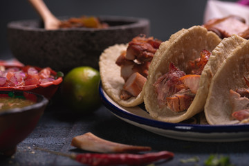 Tacos de Carnitas Mexicanos, cultura mexicana