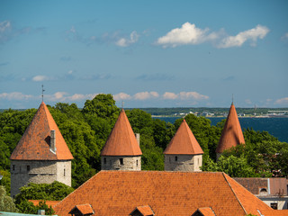 Toompea towers, Tallinn, Estonia