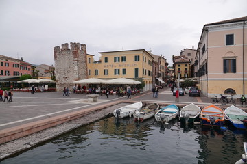 Der Hafen von Bardolino, Gardasee