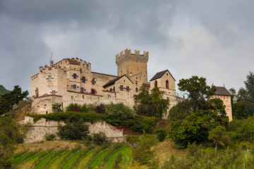 Fototapeta na wymiar Venosta valley / Coira castle